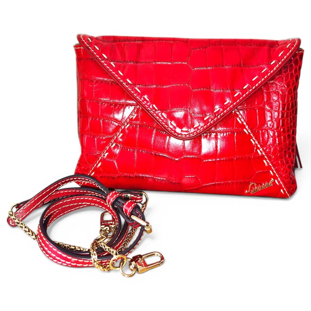 Varenne patent leather crossbody bag
