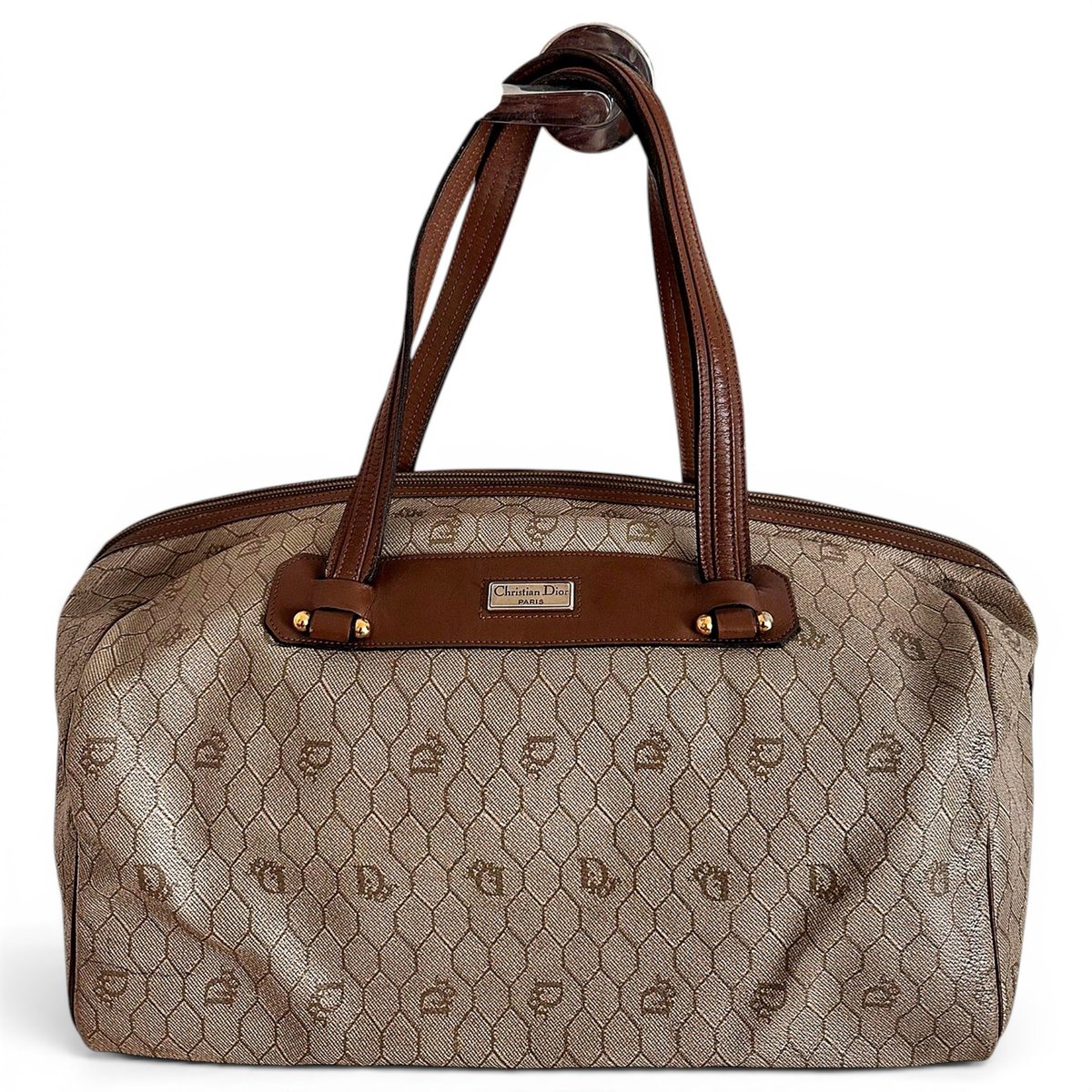 Leather bowling bag