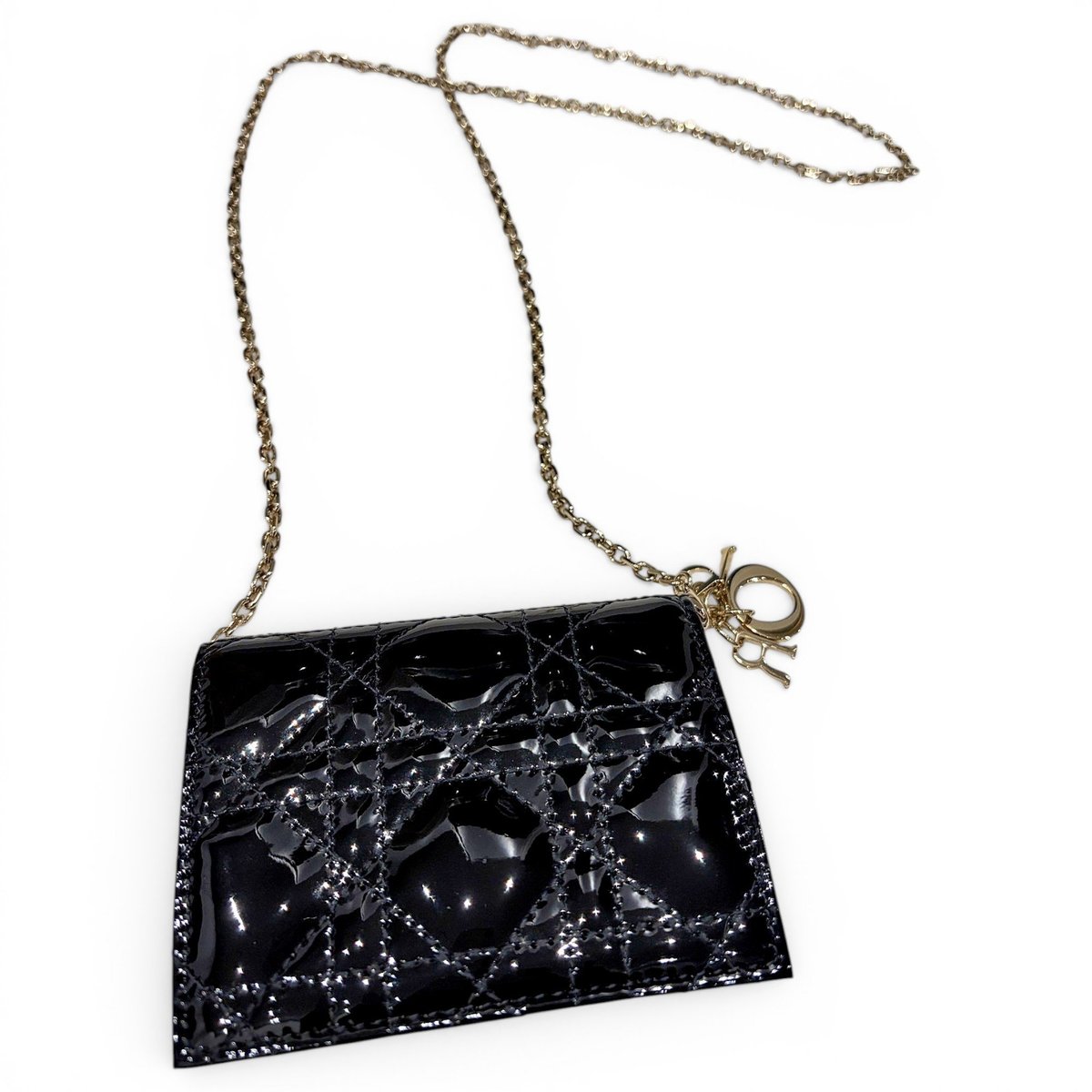 Patent leather mini bag