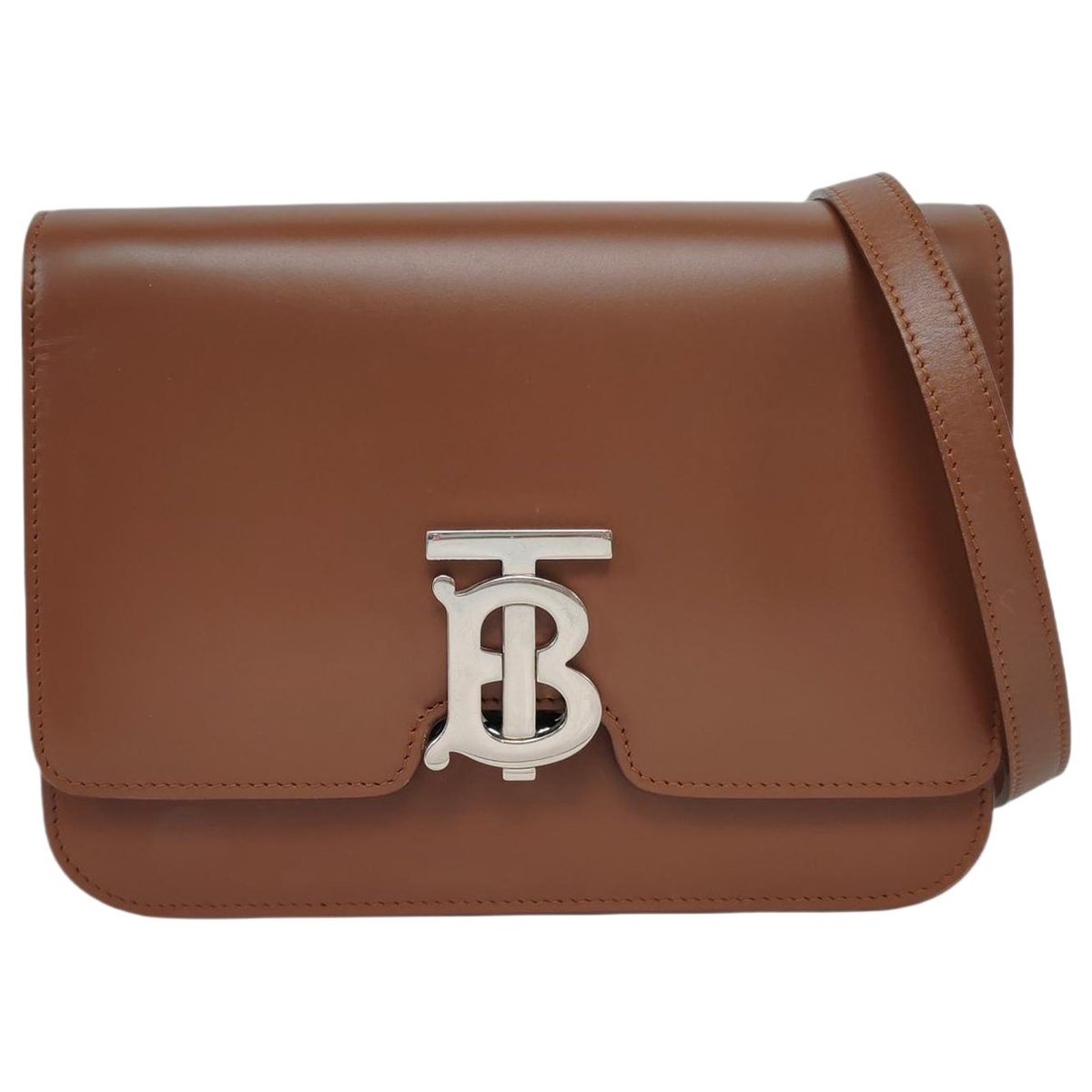 TB leather crossbody bag