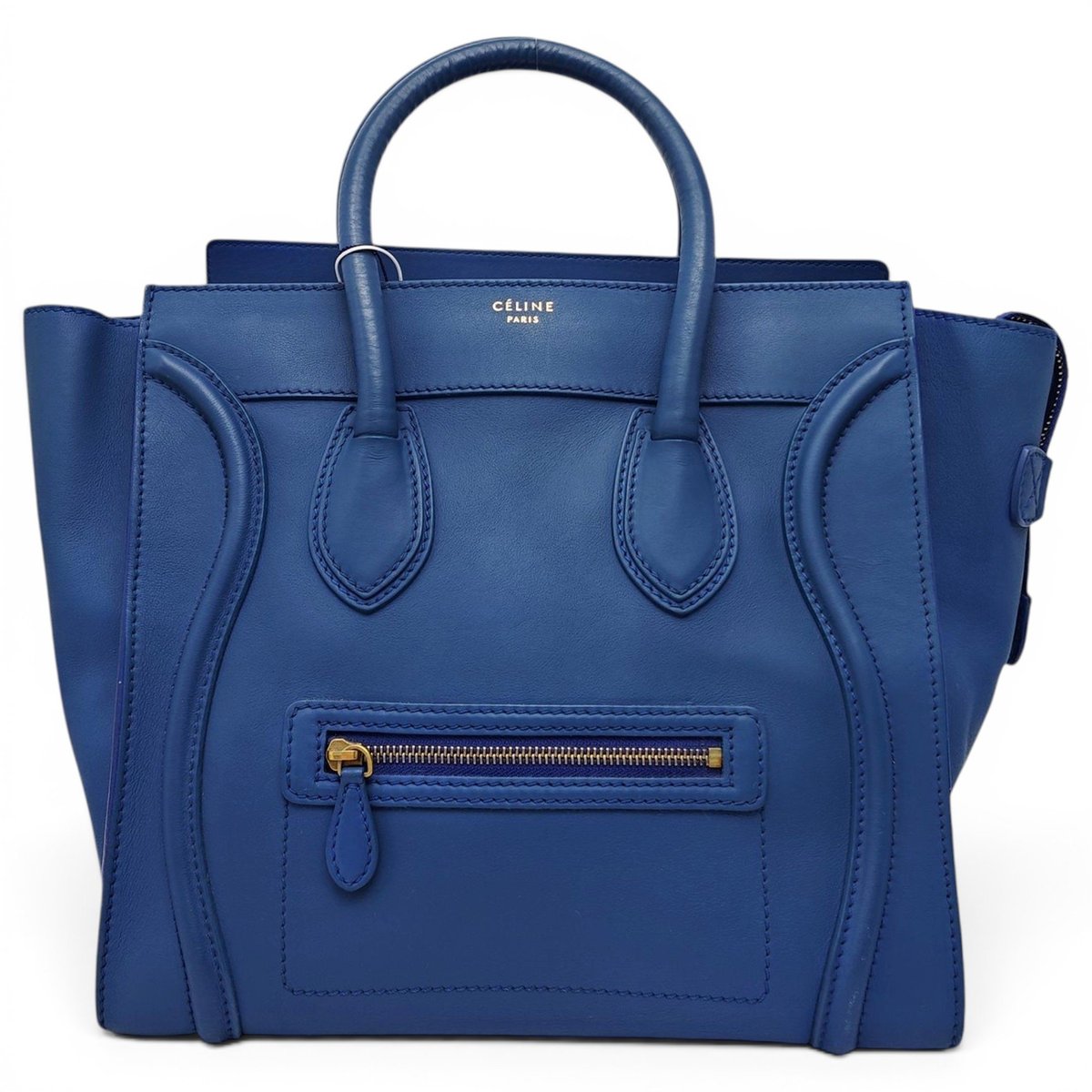 Luggage leather tote