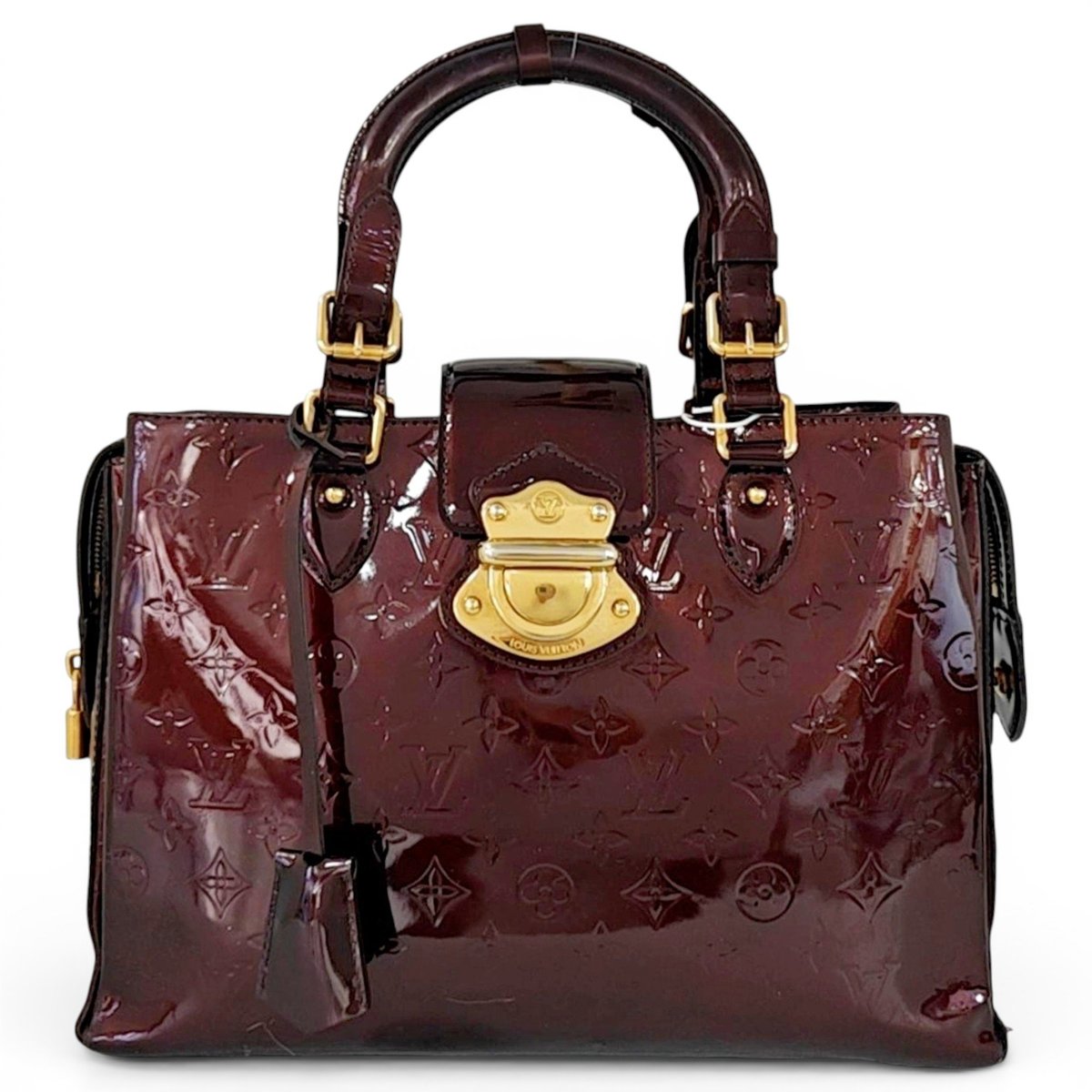 Melrose patent leather tote