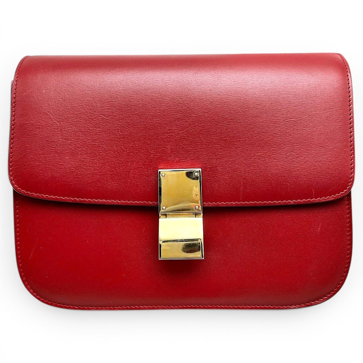 Classic leather crossbody bag