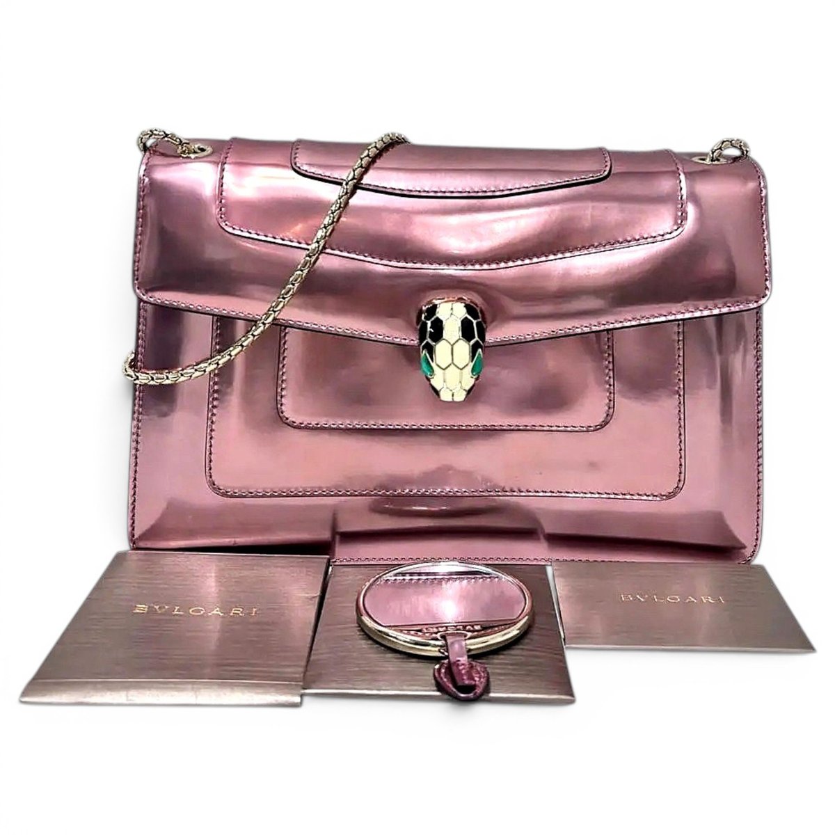 Serpenti leather crossbody bag