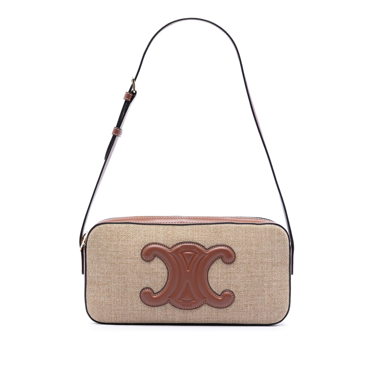 Triomphe leather handbag