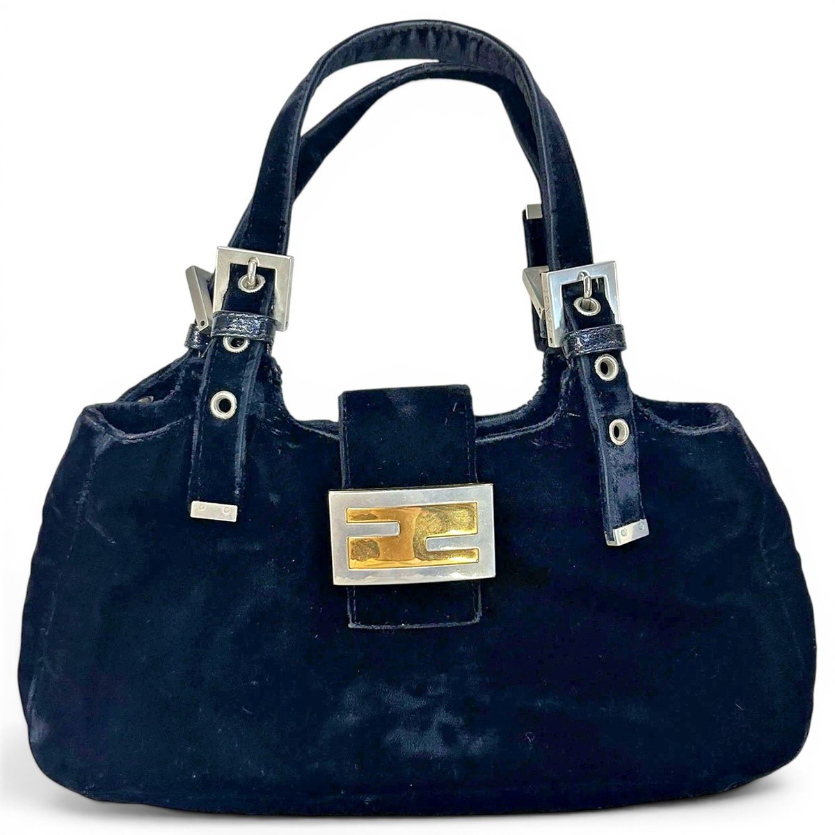 Velvet handbag