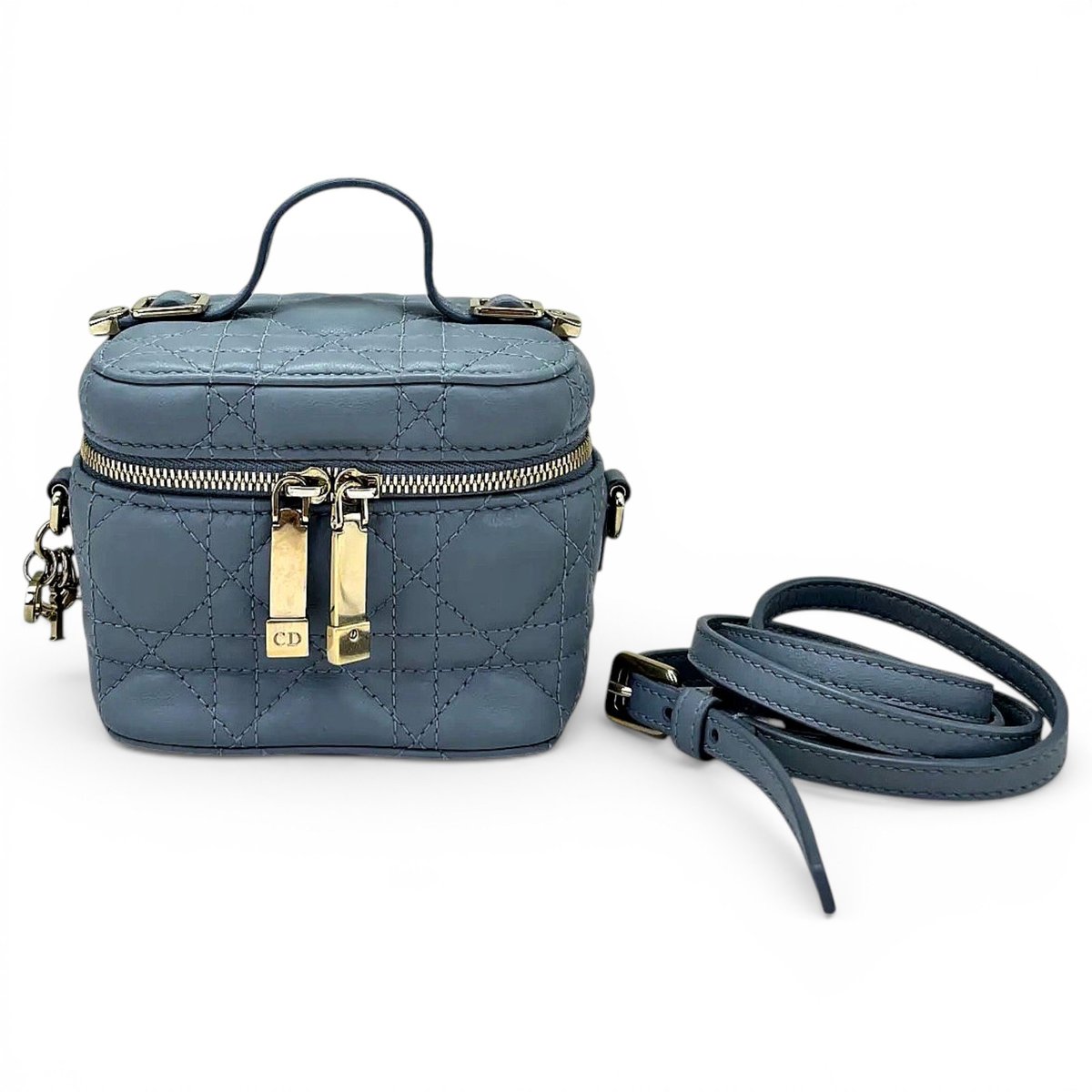 Vanity lady dior leather handbag