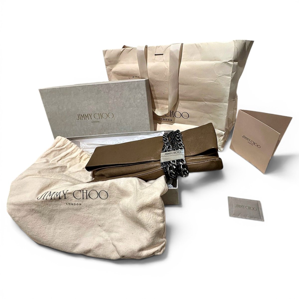 Rebel leather clutch bag
