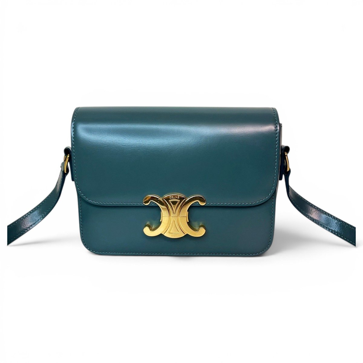 Triomphe leather handbag