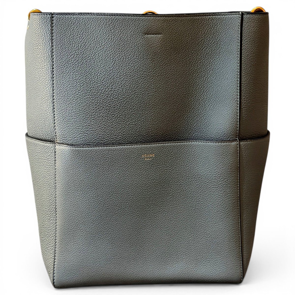 Seau Sangle leather handbag
