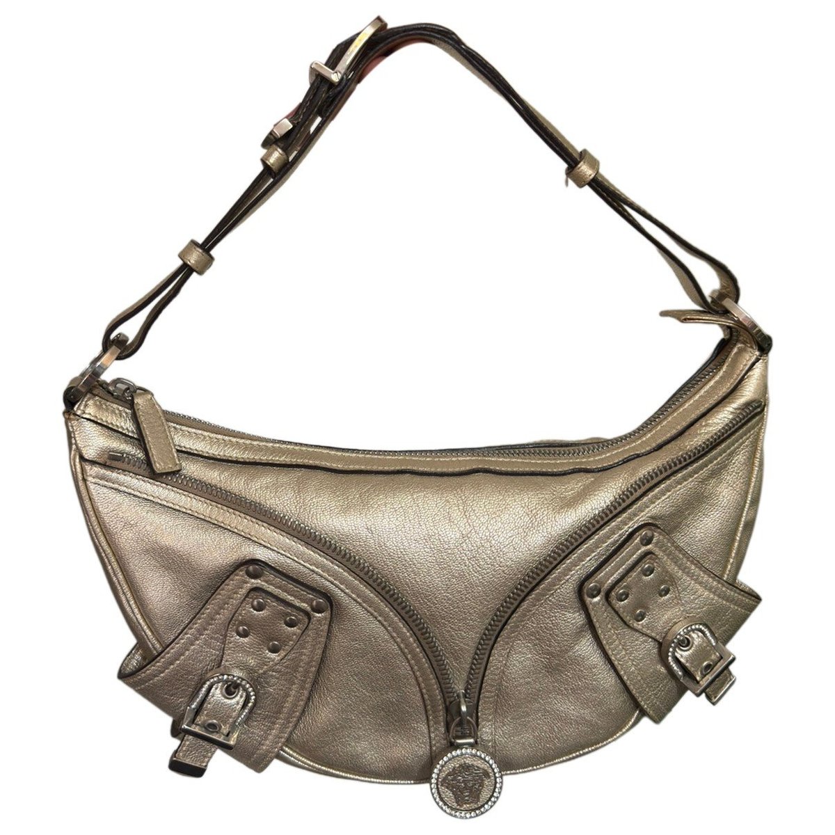 La Medusa leather handbag