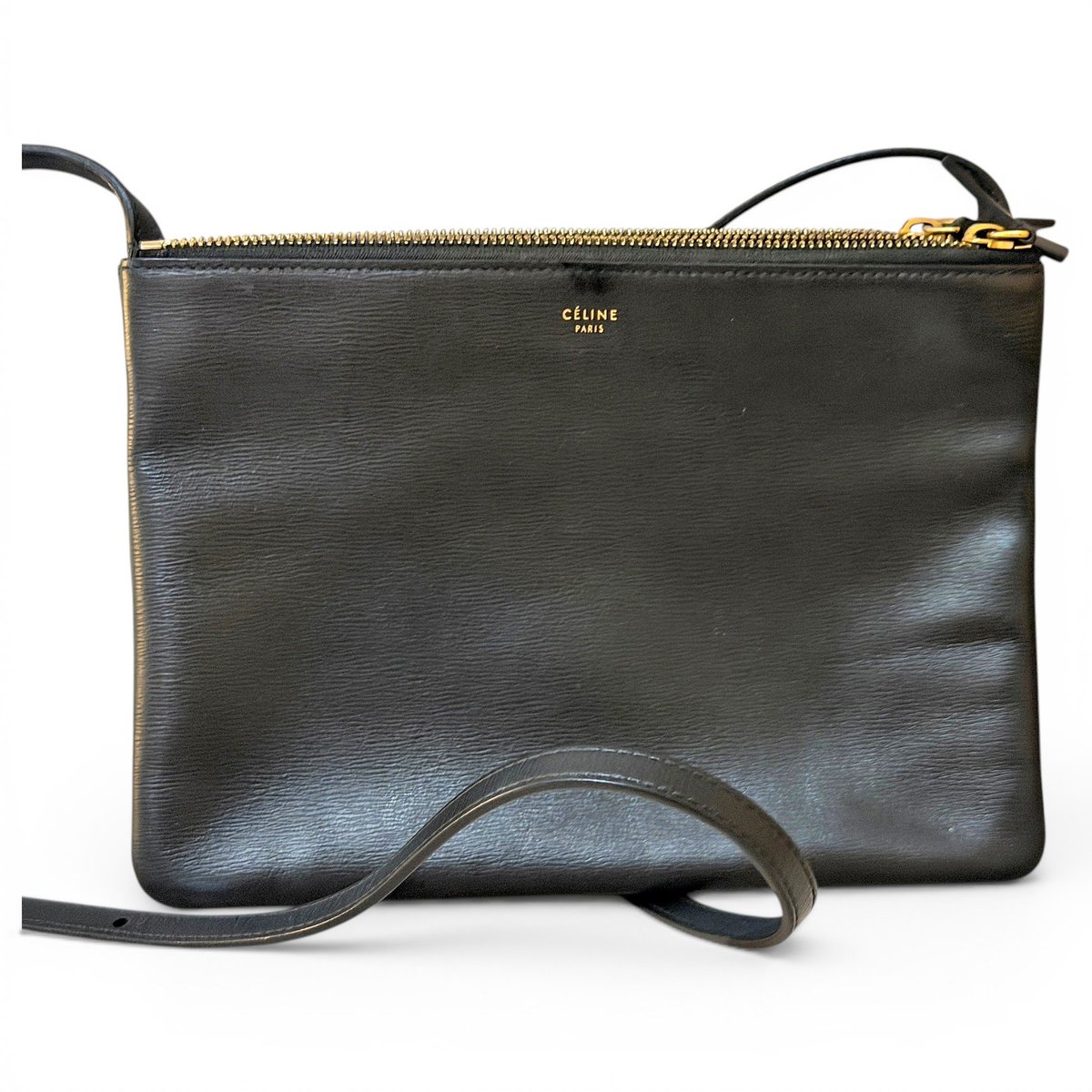 Trio leather crossbody bag
