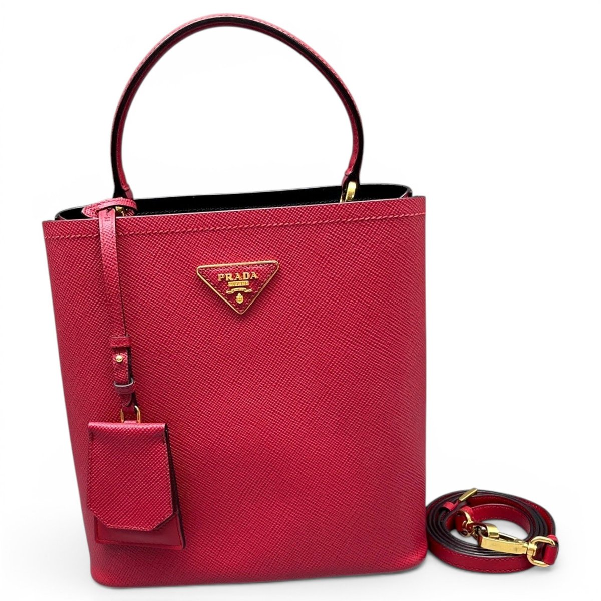 Panier leather handbag