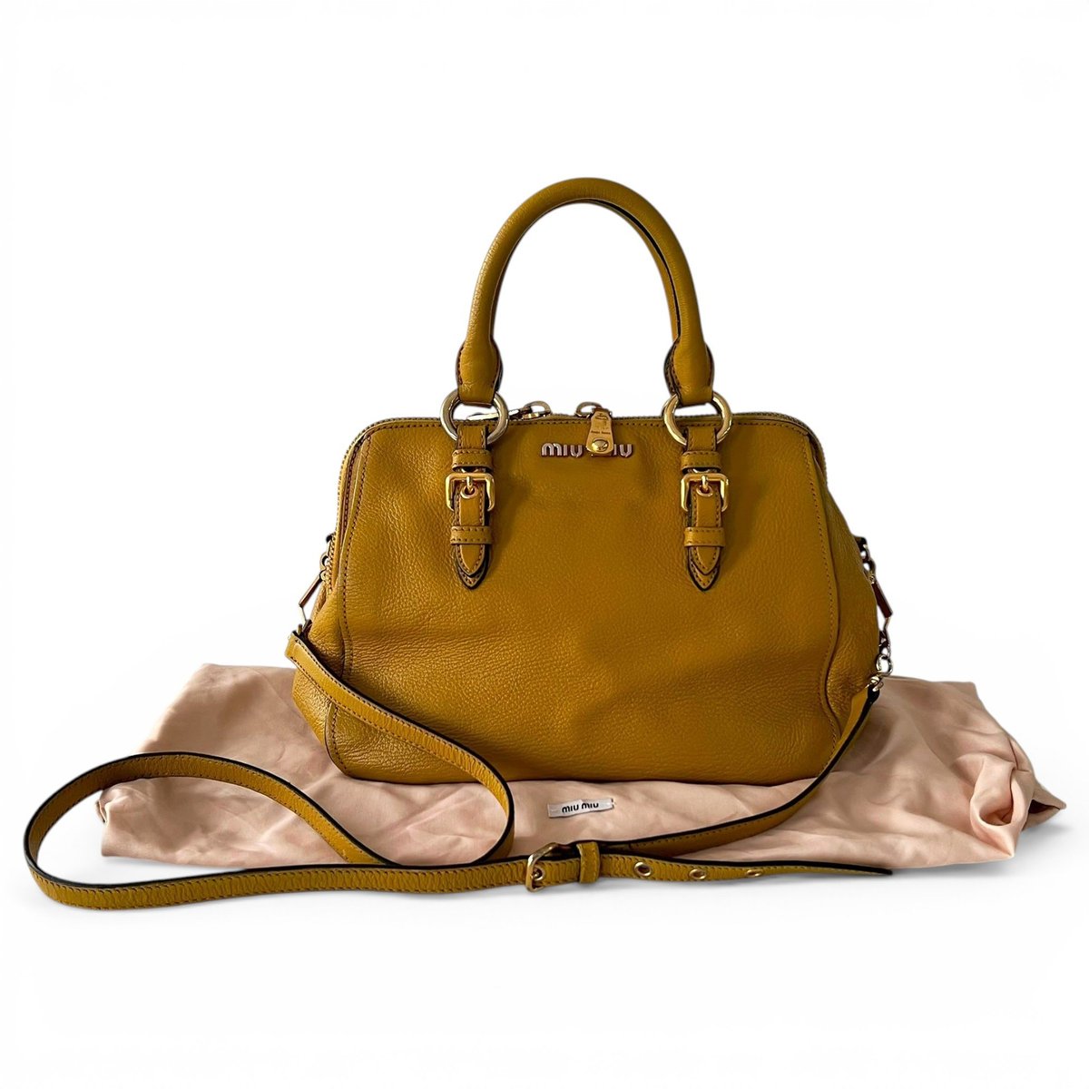 Madras leather handbag