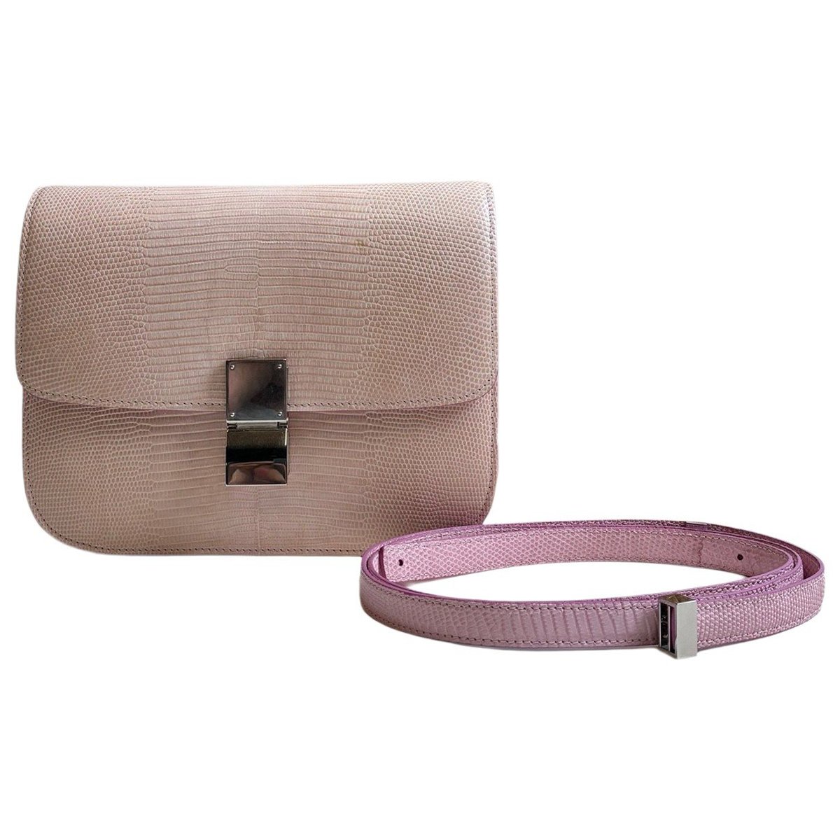 Classic lizard handbag