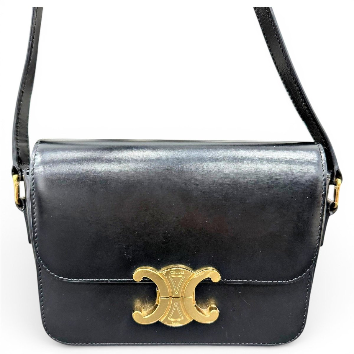Triomphe leather handbag