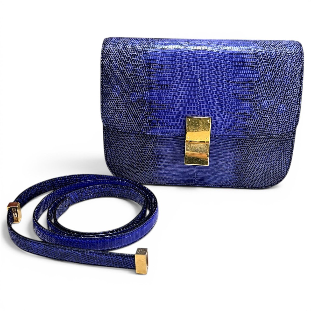 Classic lizard handbag