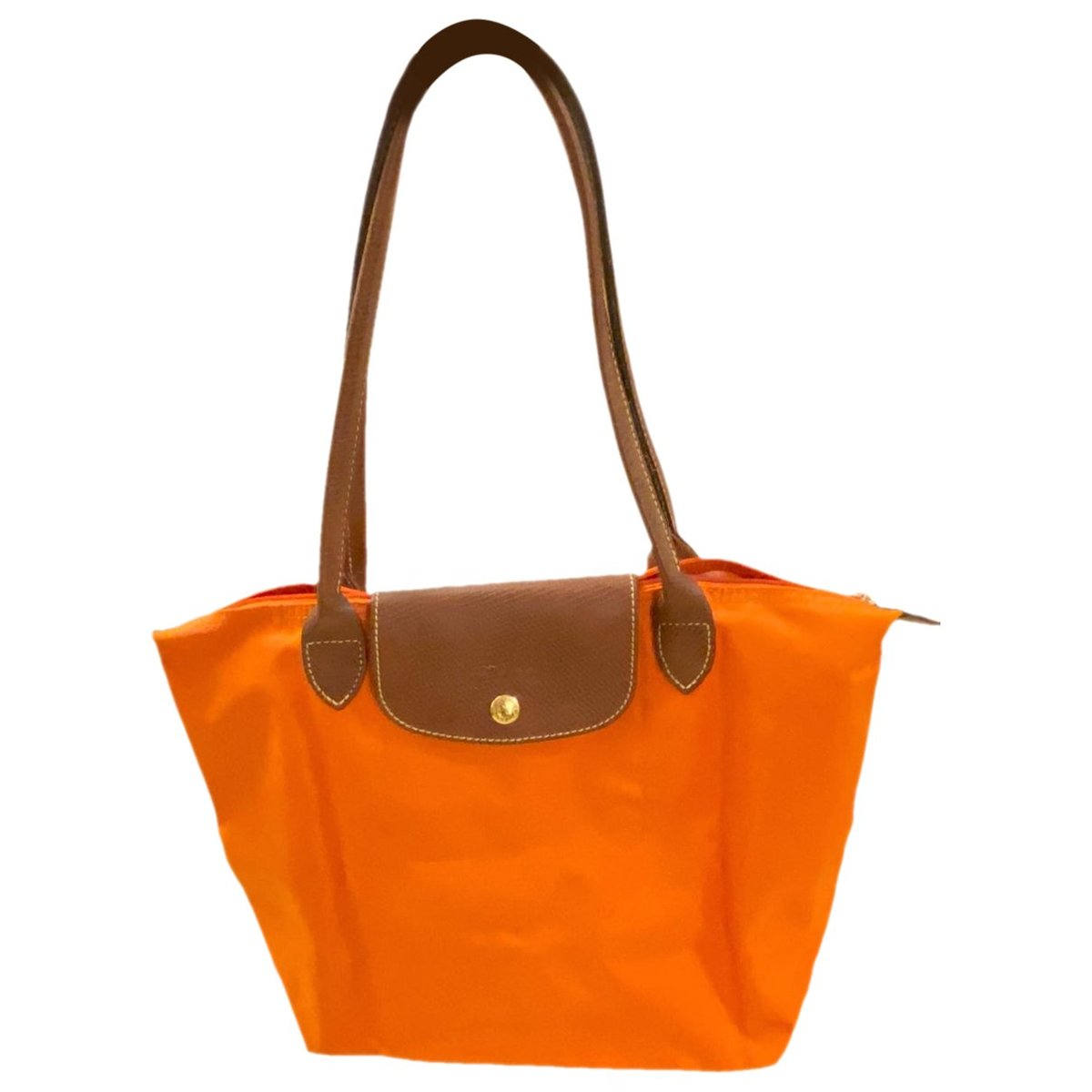 Pliage leather tote