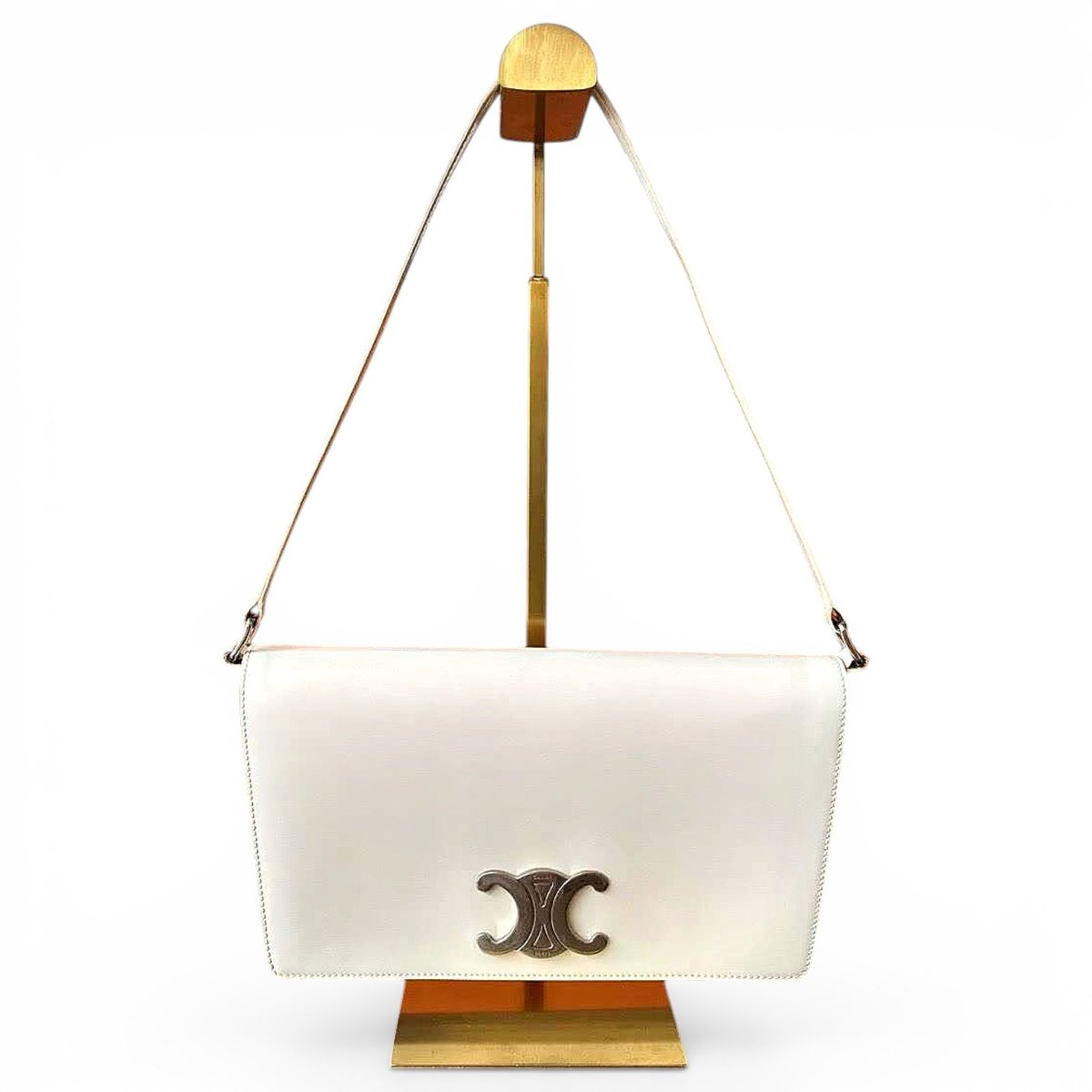 Triomphe leather handbag