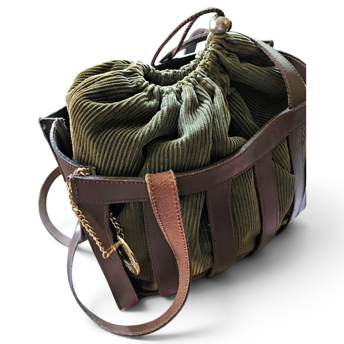 Velvet handbag