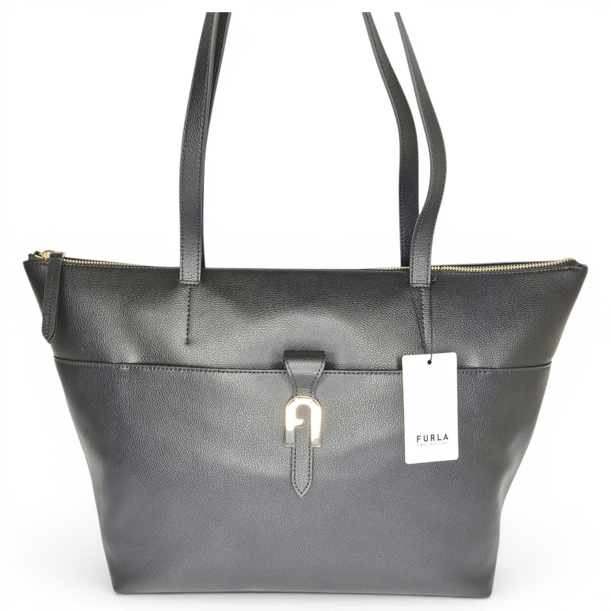 Leather tote