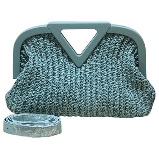 Pouch leather handbag