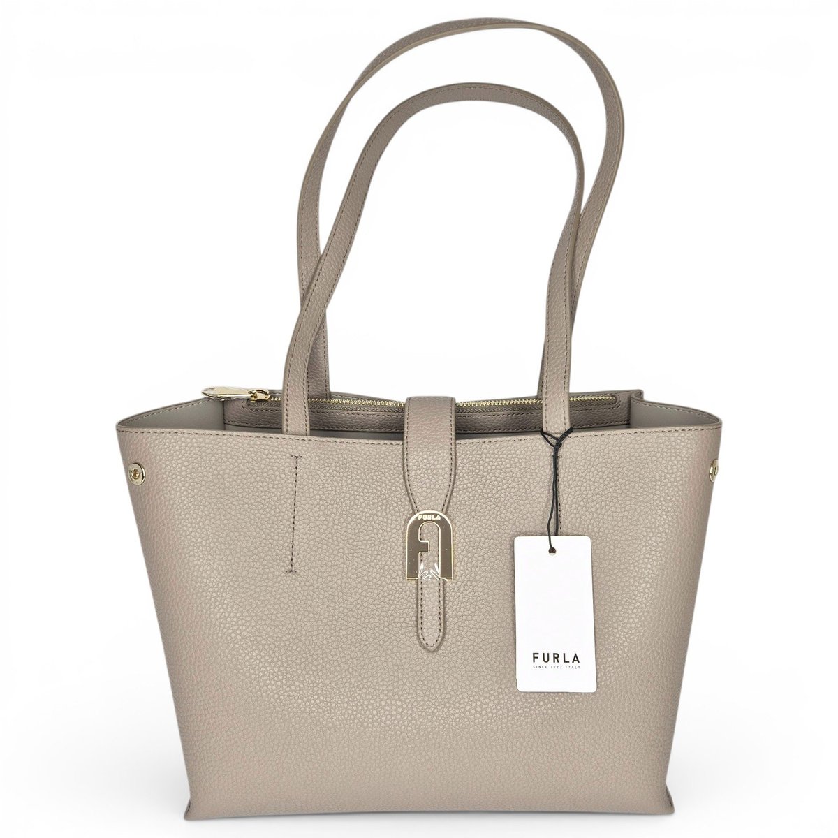 Leather tote