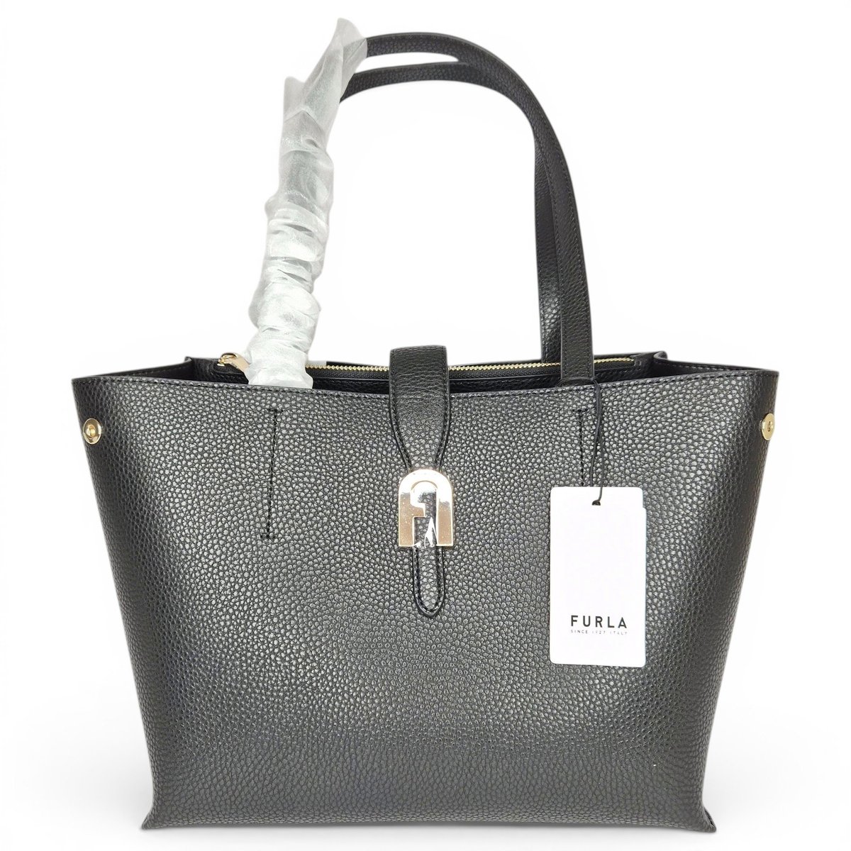 Leather tote