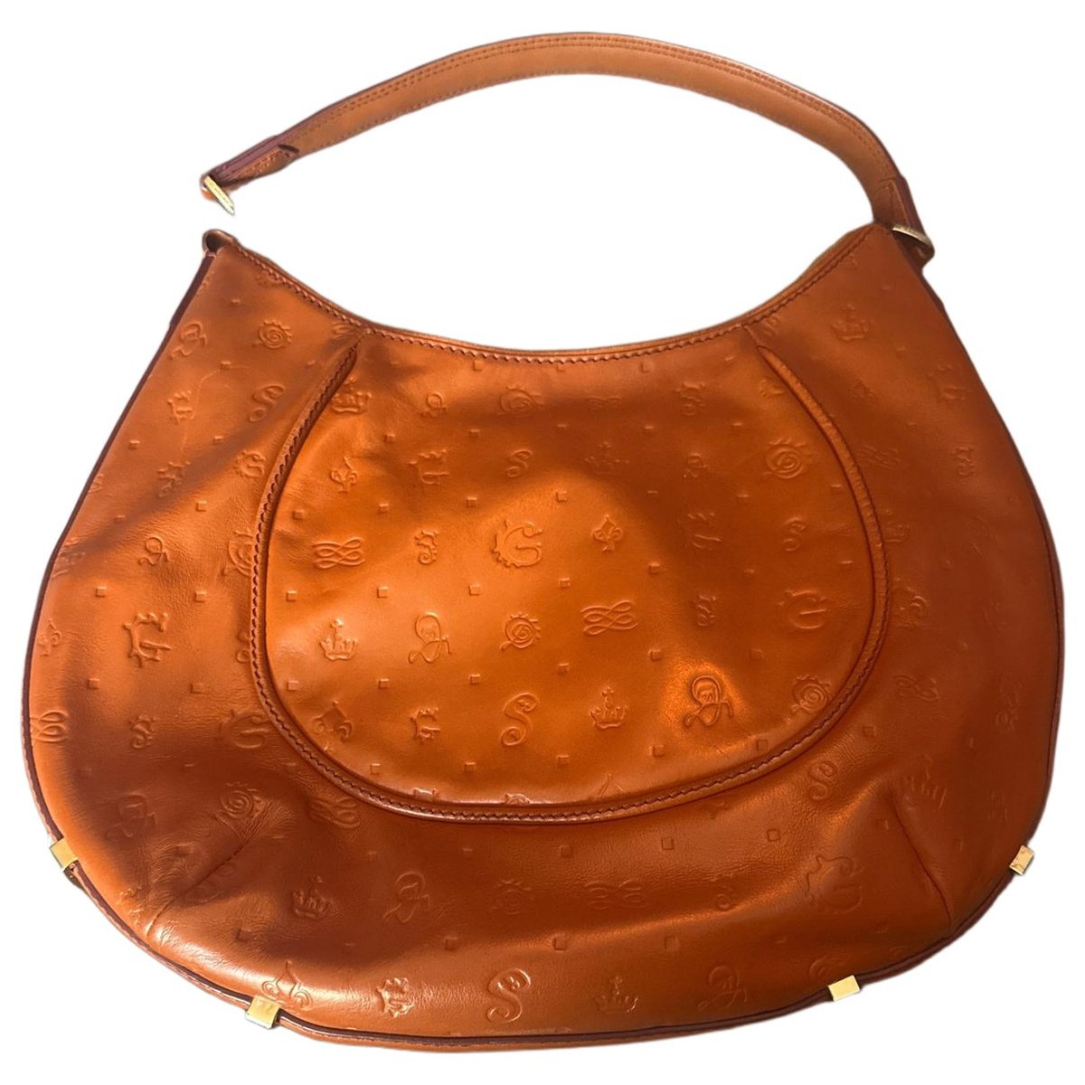 Daligramme leather handbag
