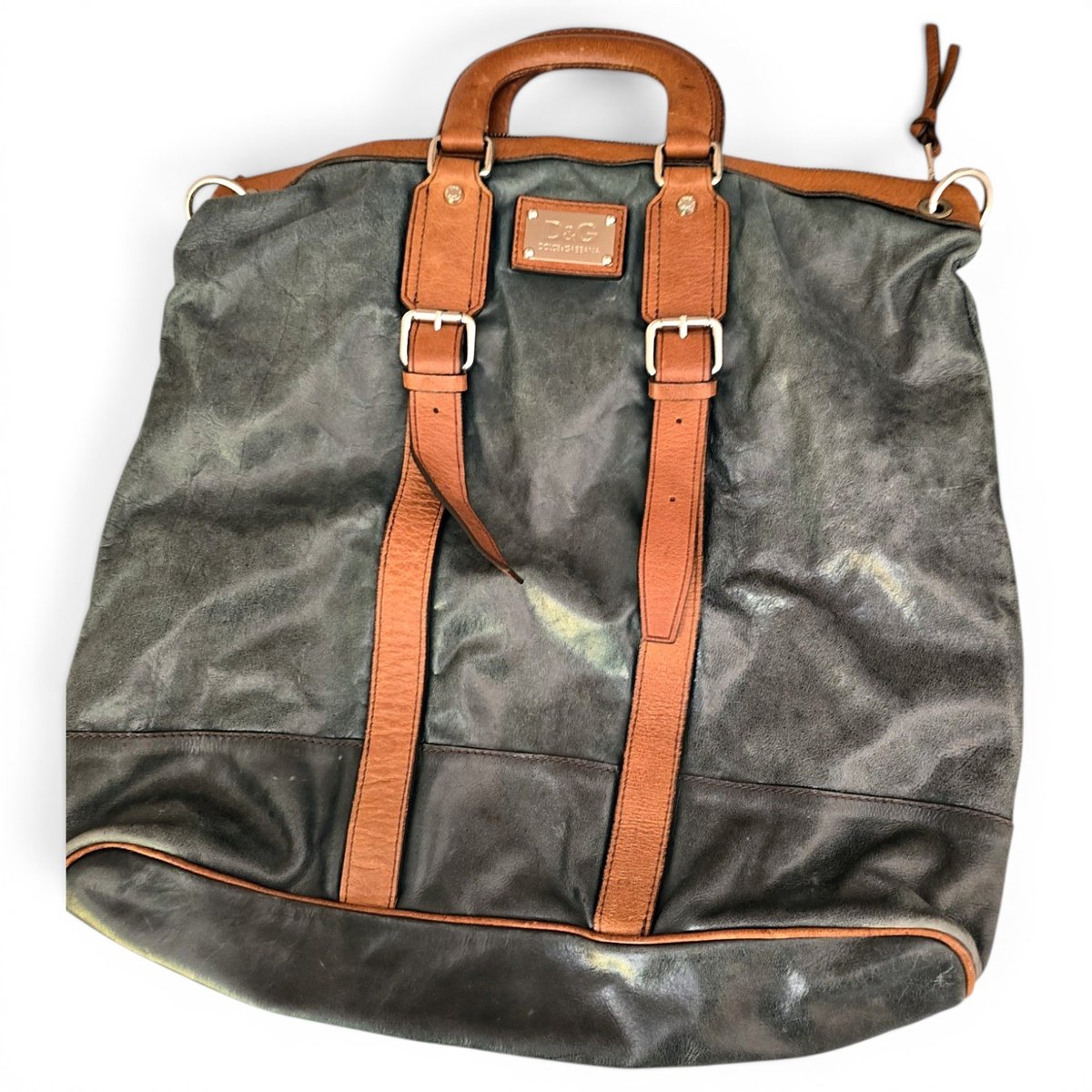 Leather tote
