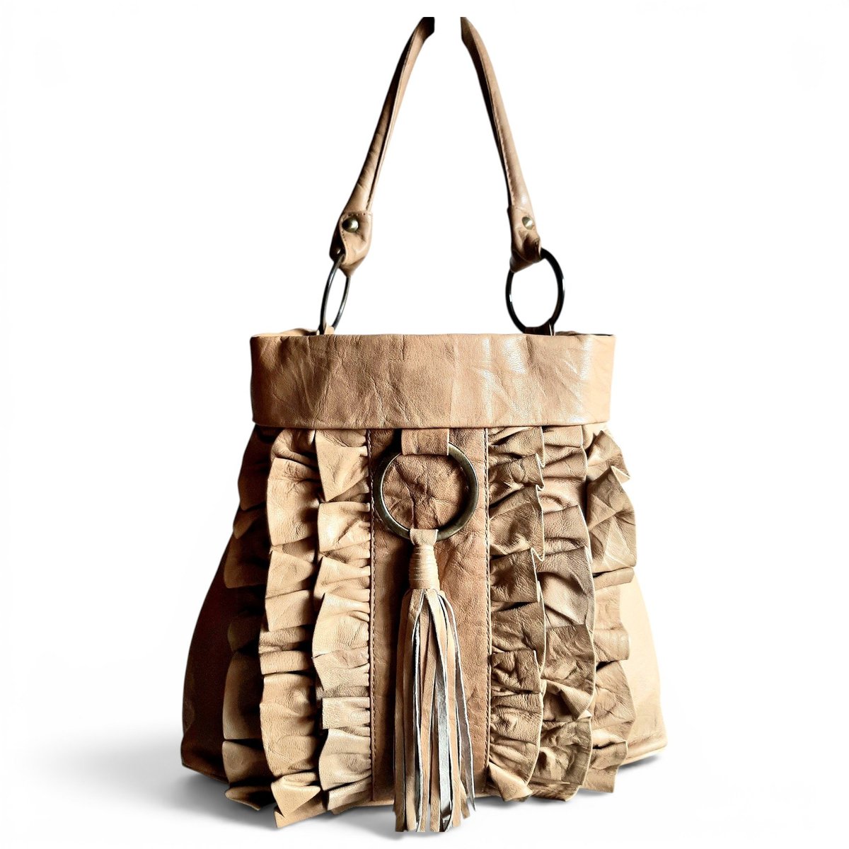 Leather handbag