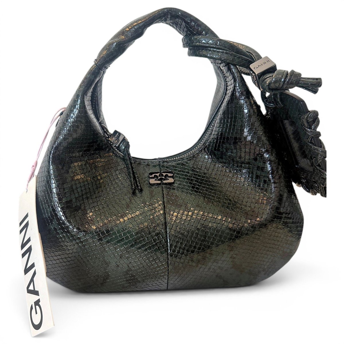 Hobo leather crossbody bag