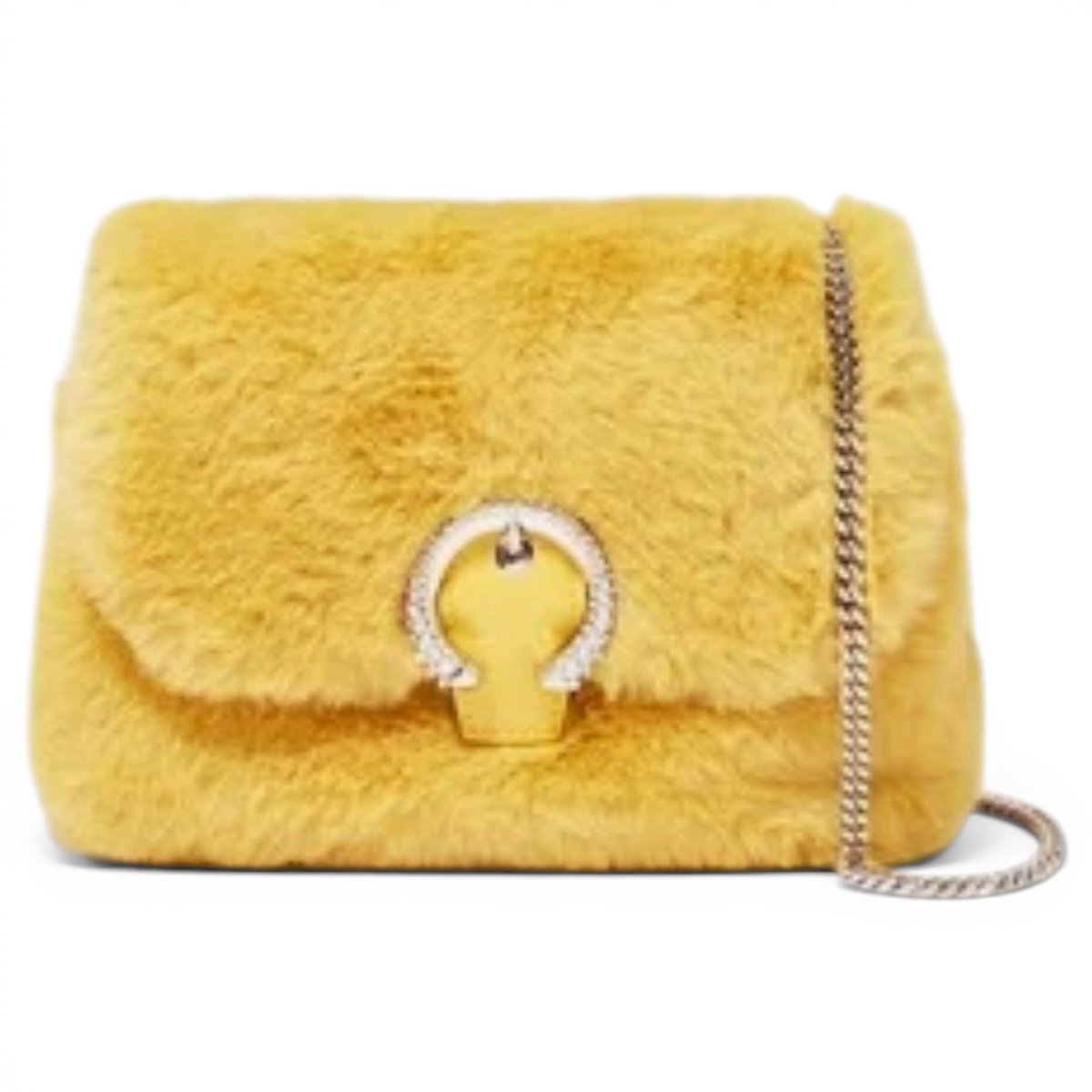 Madeline faux fur handbag