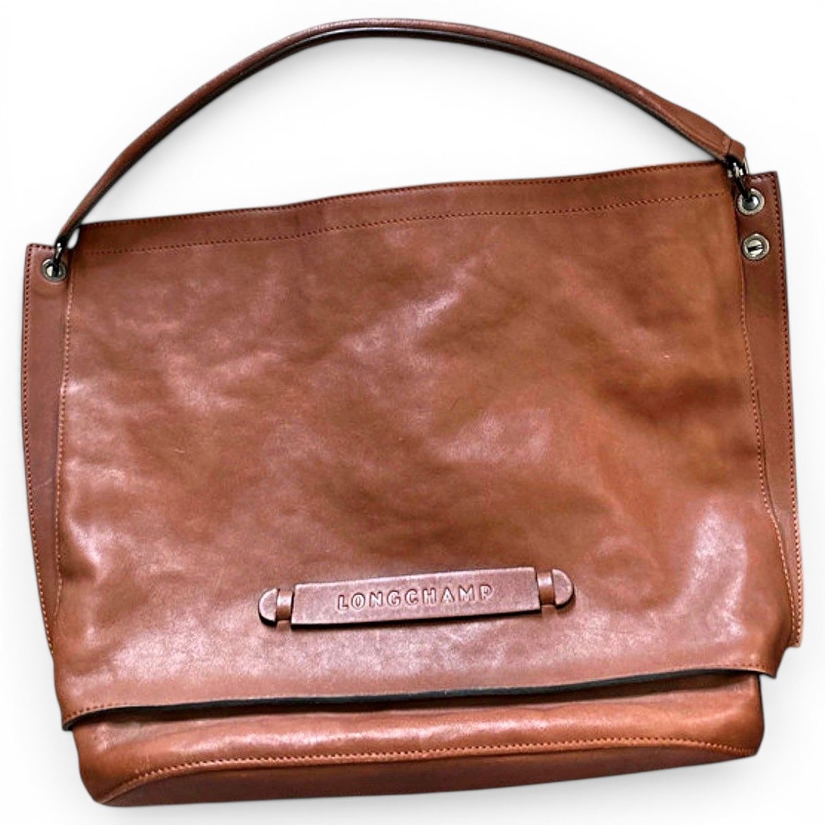 3D leather handbag