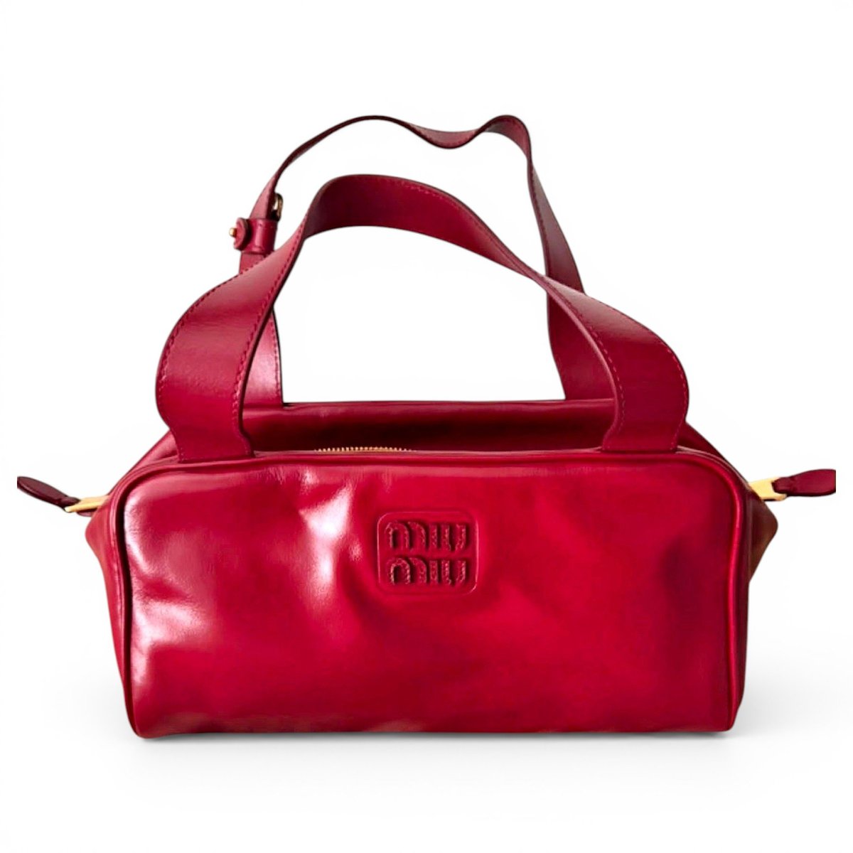 Miu Confidential leather handbag