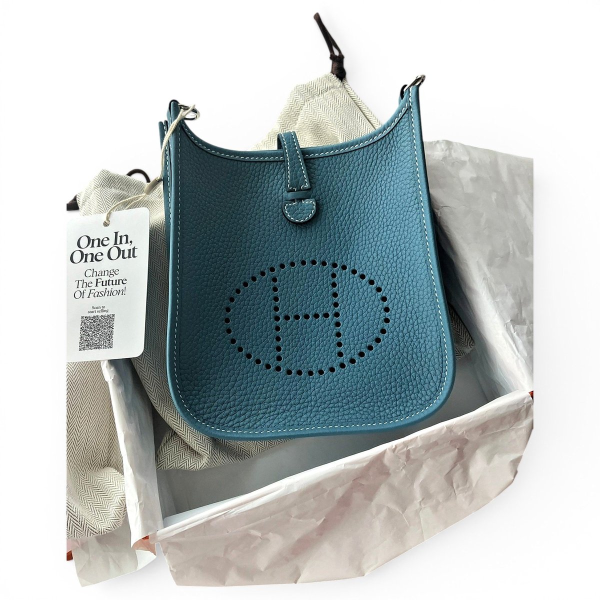 Evelyne leather crossbody bag