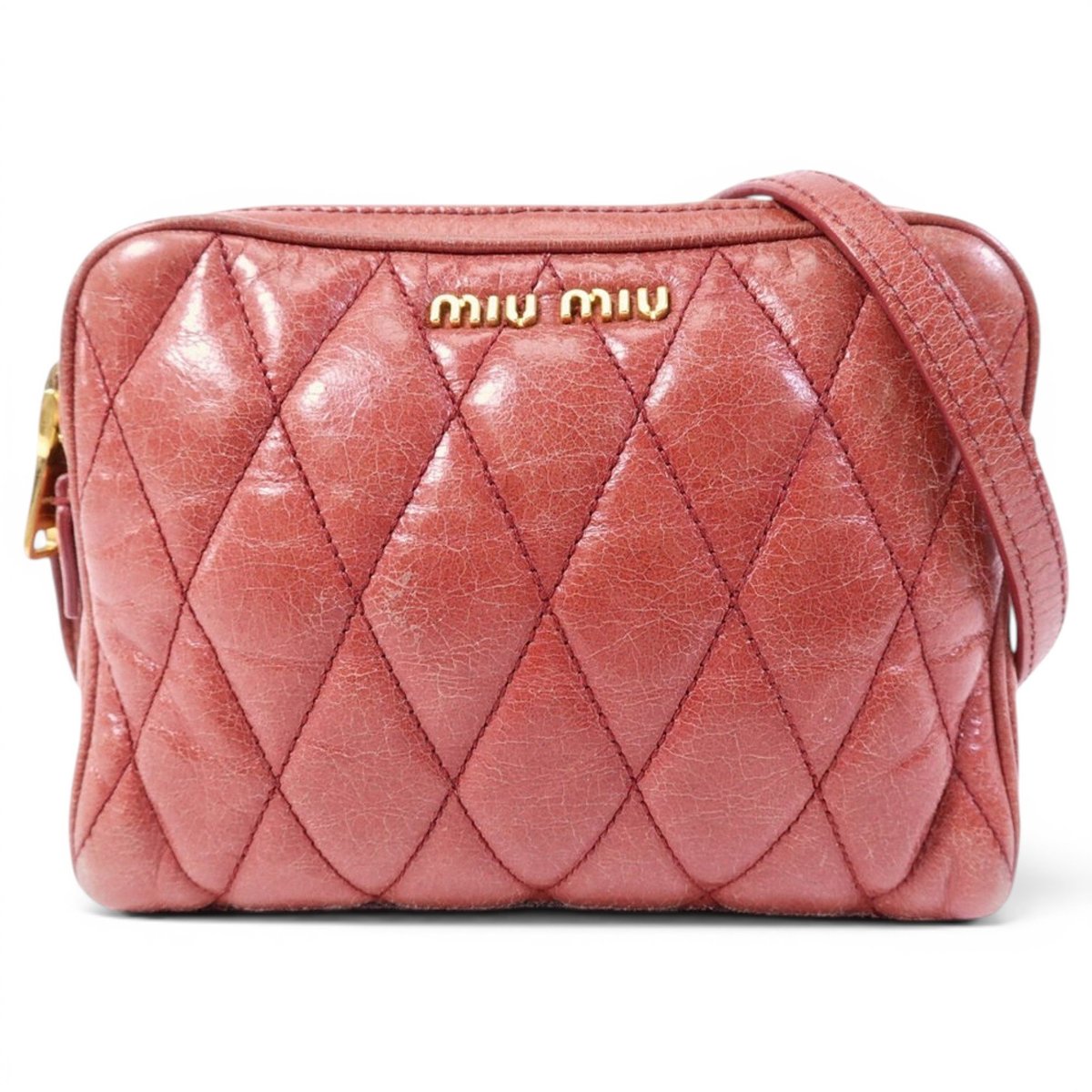 Miu Confidential leather handbag