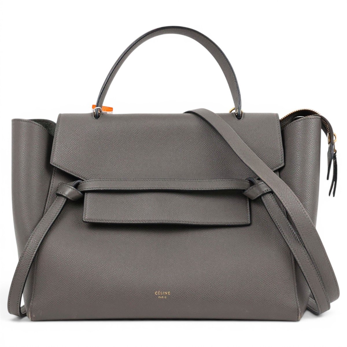 Belt leather handbag