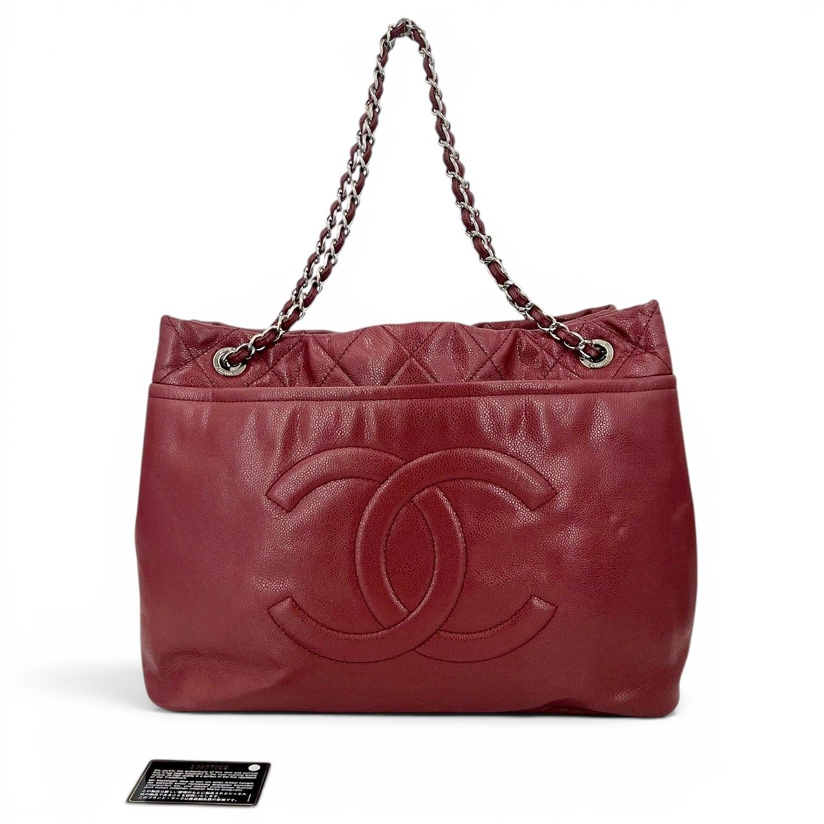 Deauville Chain leather tote