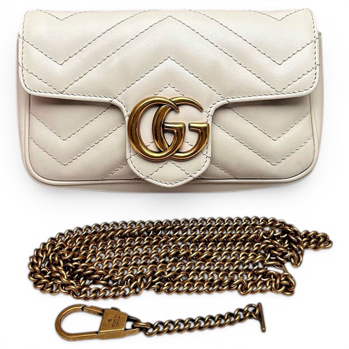 GG Marmont Flap leather crossbody bag