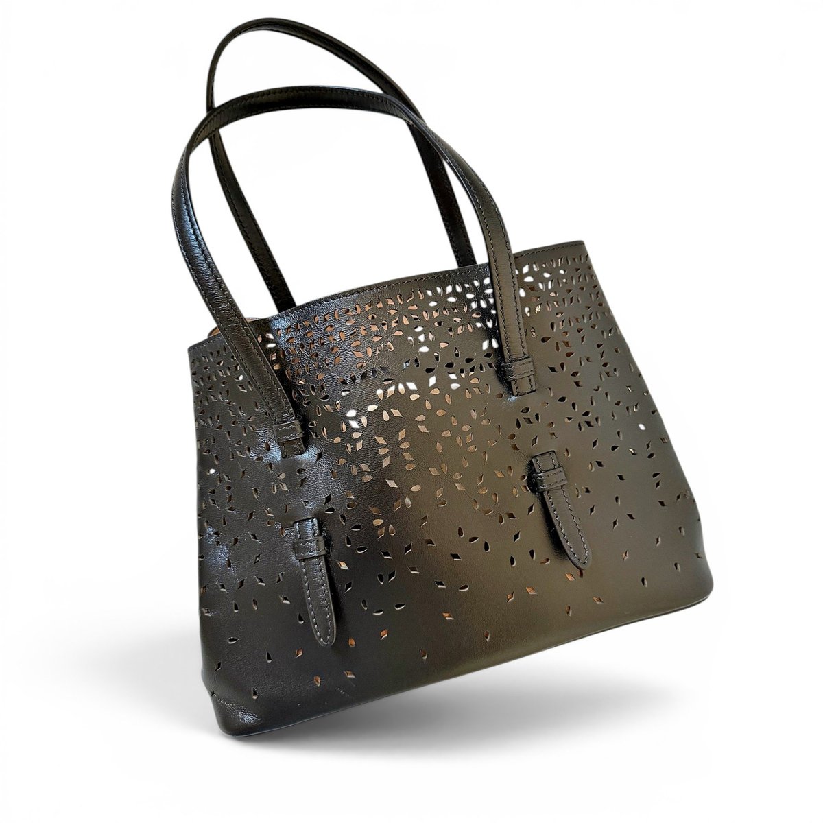 Mina leather tote
