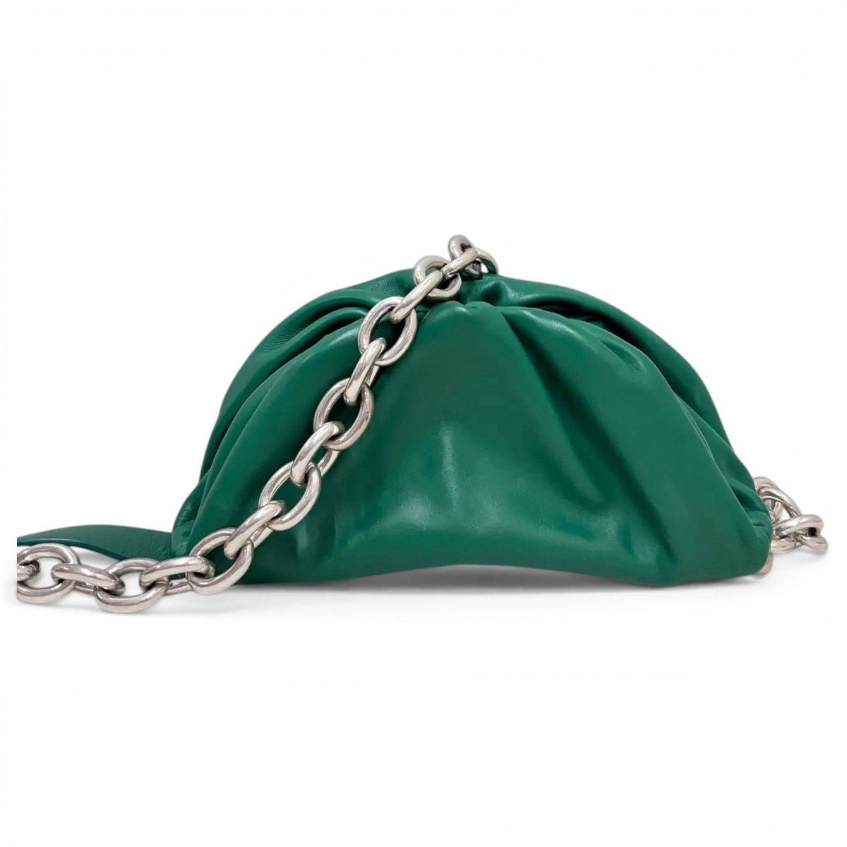 Pouch leather crossbody bag