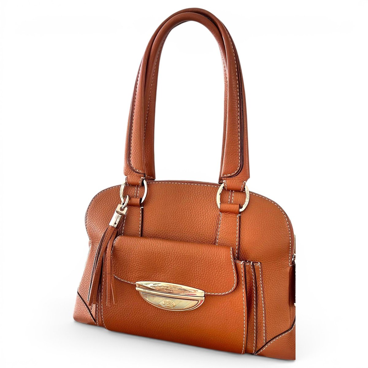 Mademoiselle Adjani leather handbag