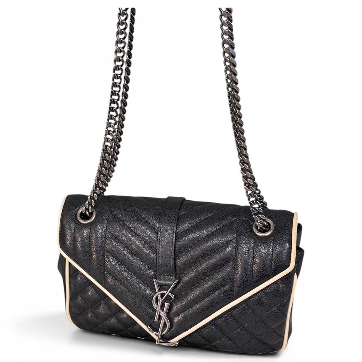 Collége monogramme leather crossbody bag