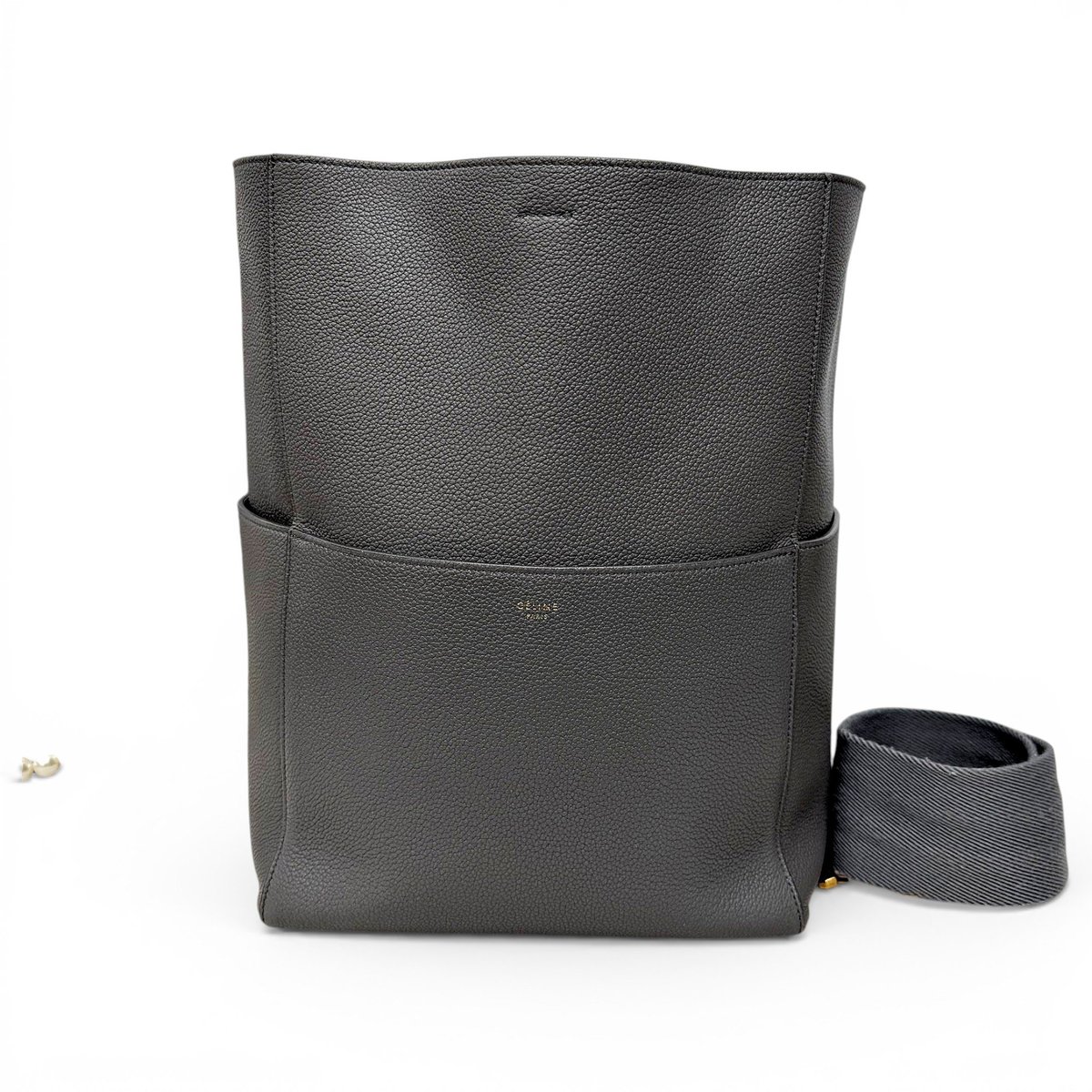 Seau Sangle leather handbag