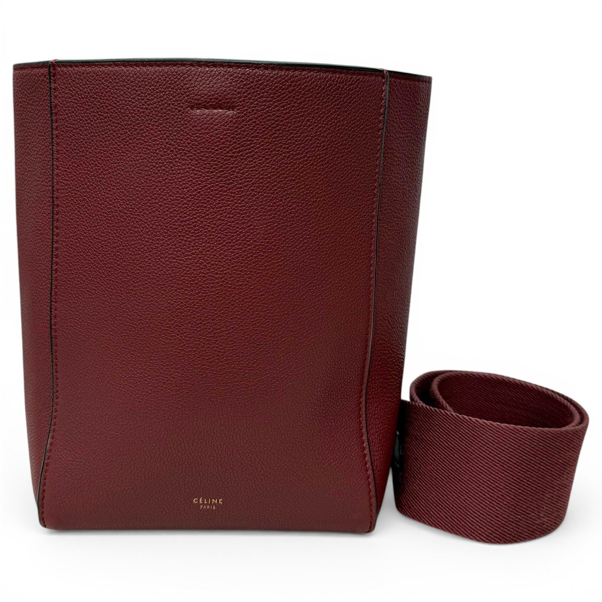 Seau Sangle leather handbag