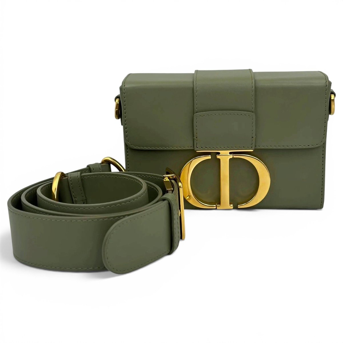 30 Montaigne Box leather handbag