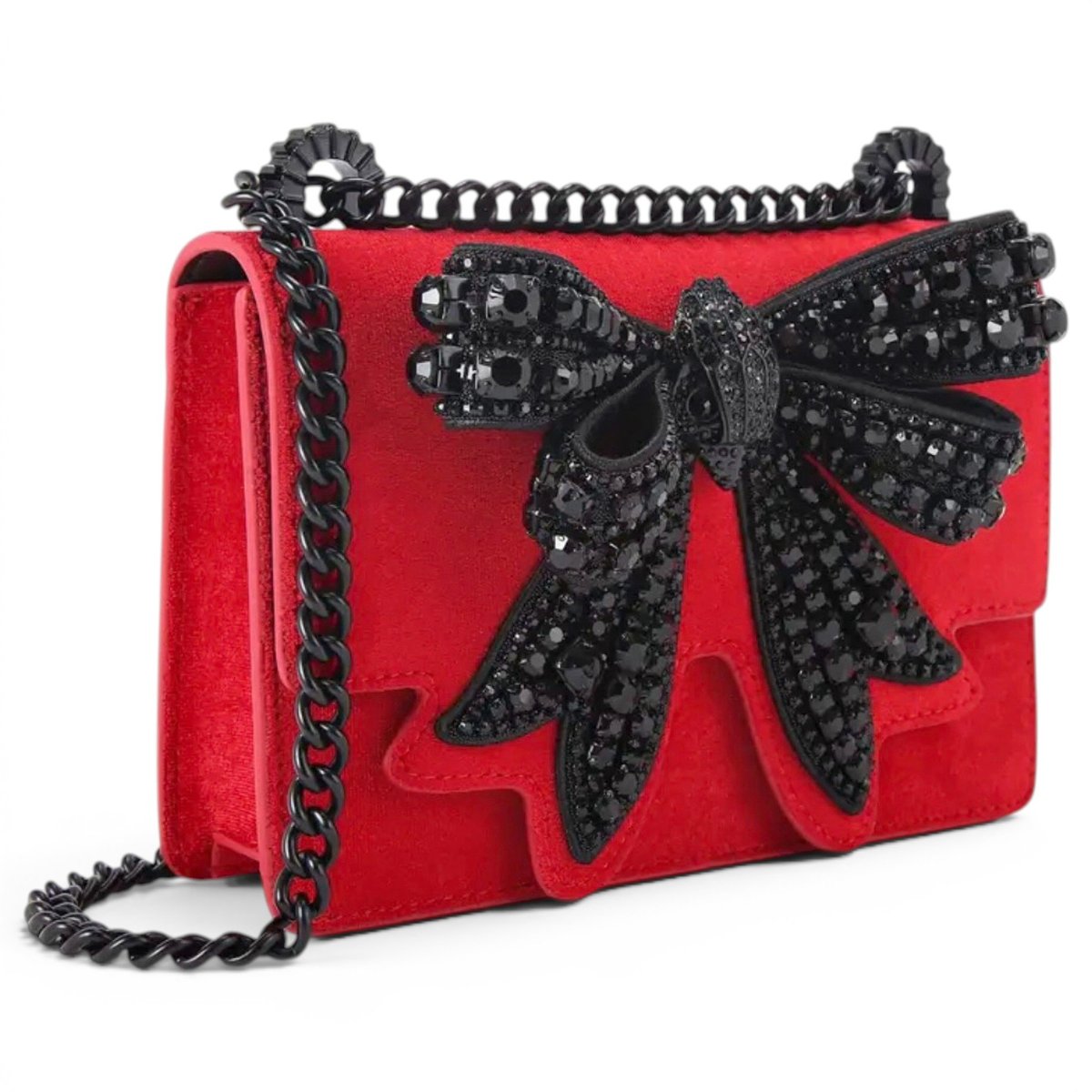 Velvet crossbody bag