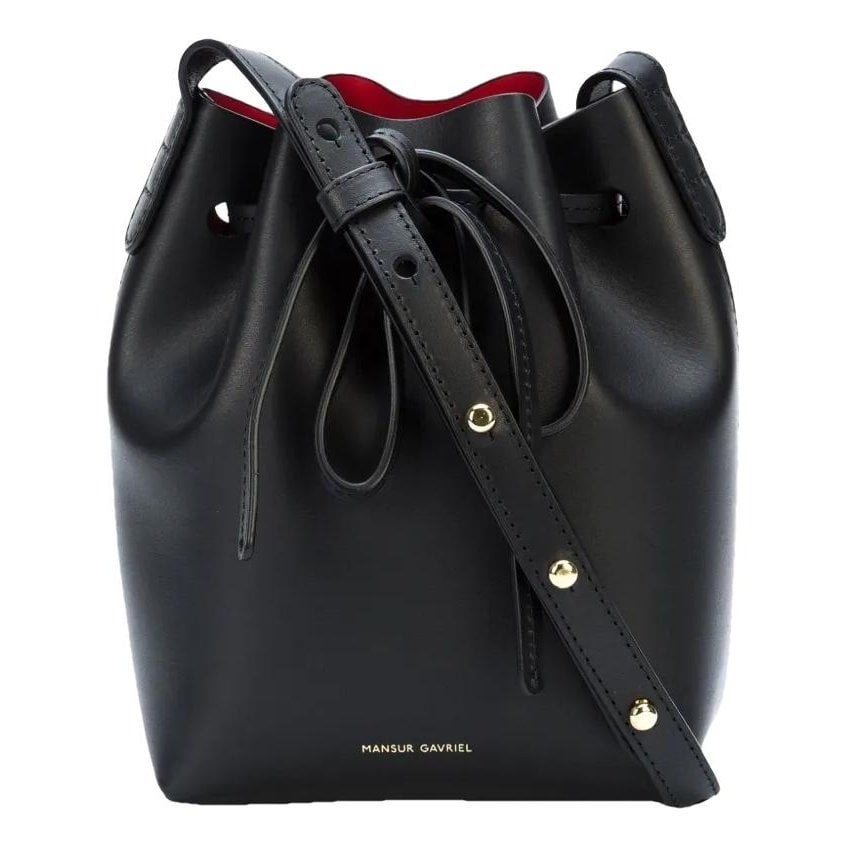 Bucket leather bag