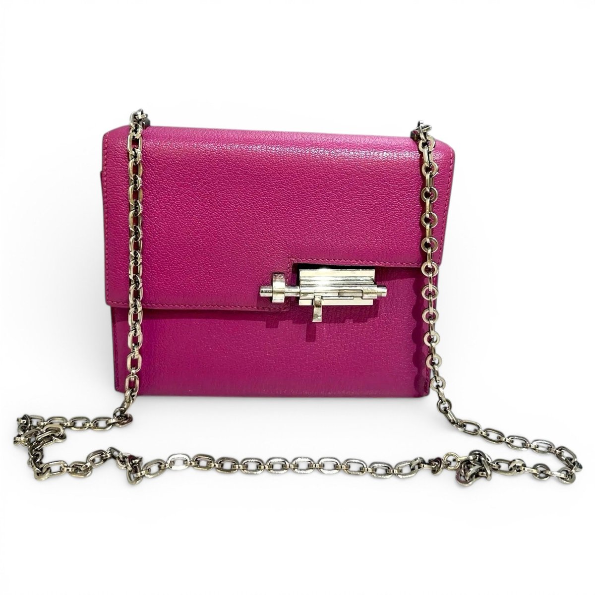 Verrou Mini leather handbag